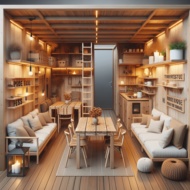 Sustainable materials for tiny home furniture