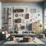 Using recycled furniture for space optimization