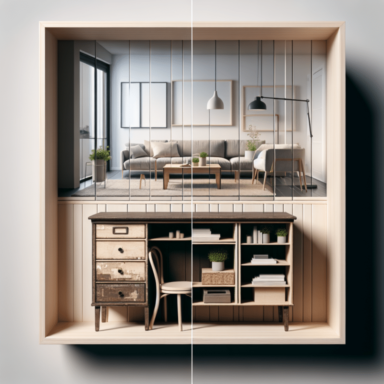 Transforming old furniture into chic pieces for small homes
