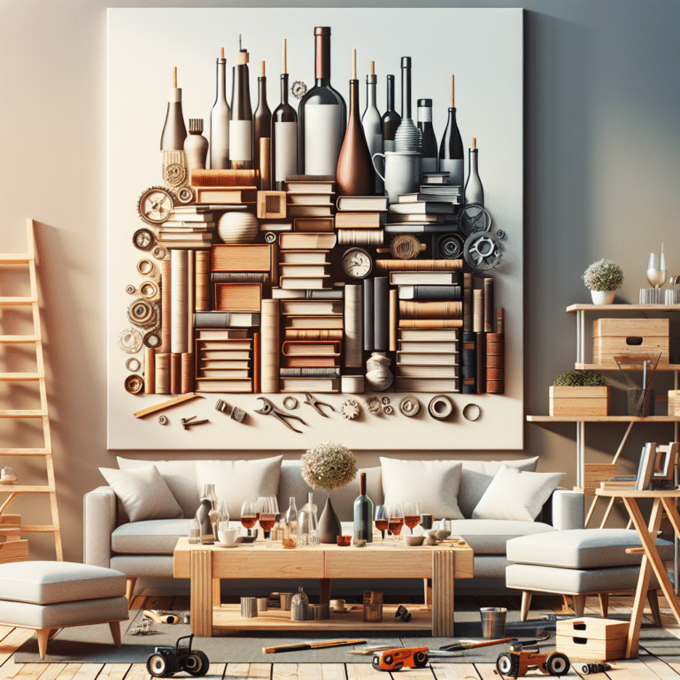How to repurpose everyday items into functional furniture