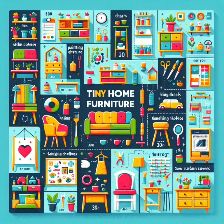 Fun DIY projects for tiny home furniture upgrades