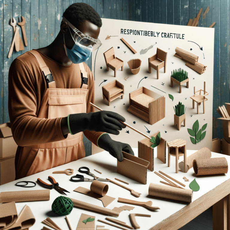 Crafting your own compostable furniture pieces