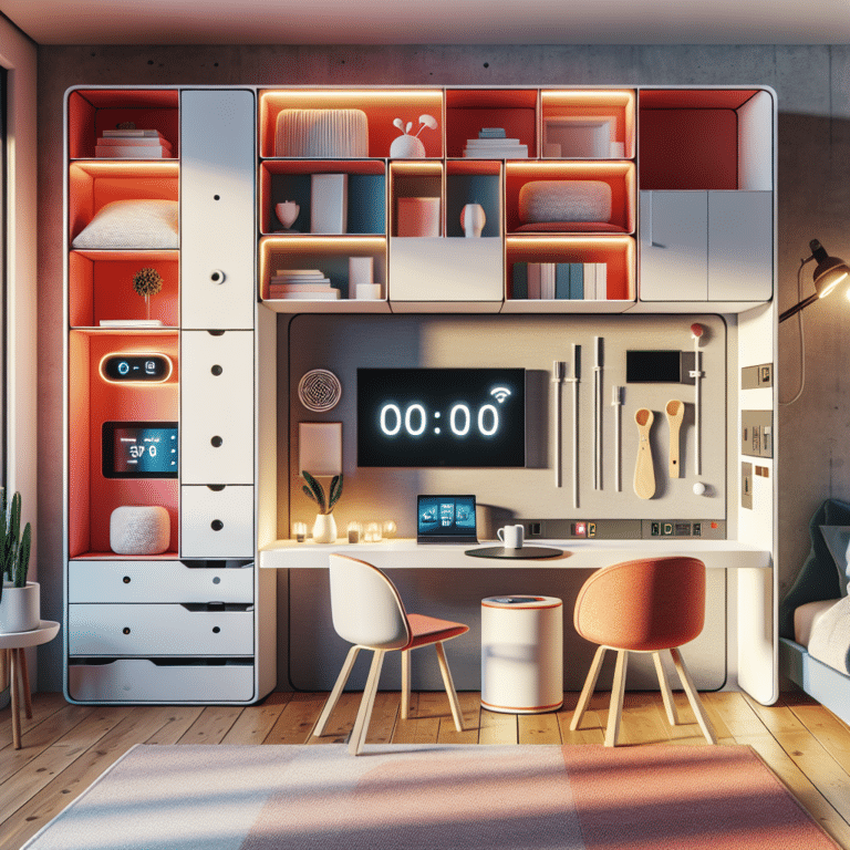 High-tech furniture trends for compact living