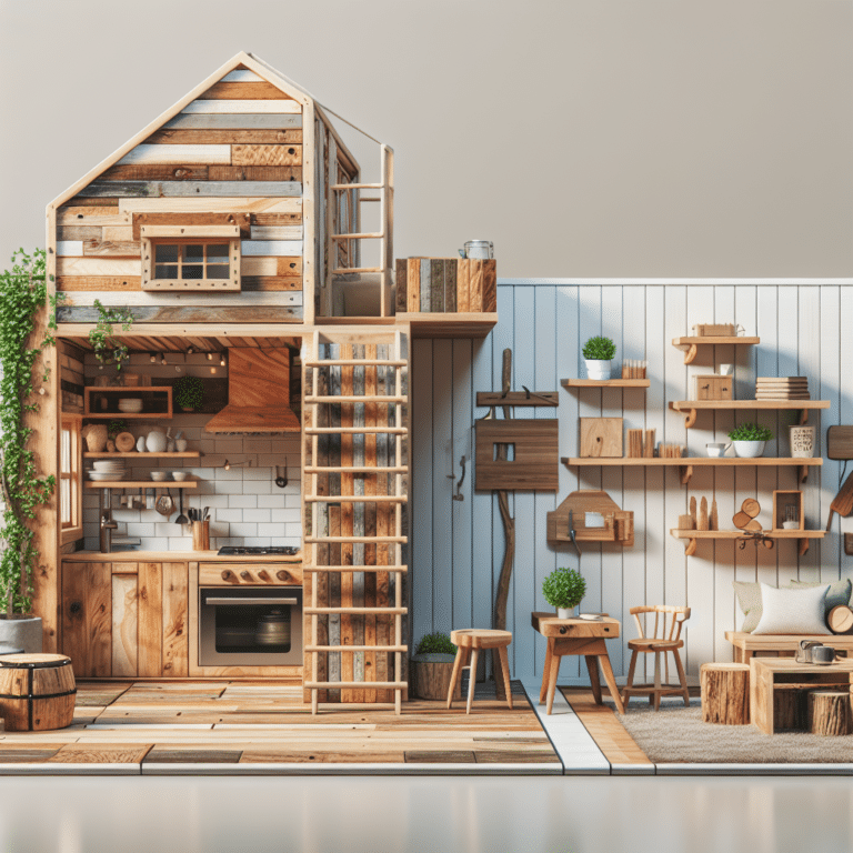 Innovative ways to use reclaimed wood in tiny homes