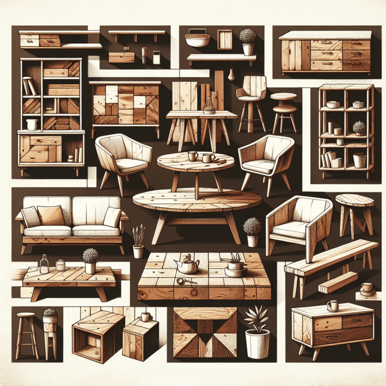 Reclaimed wood furniture projects