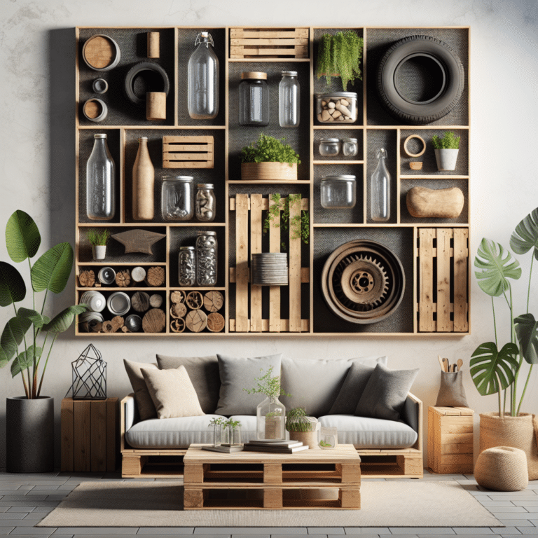 Creative uses for reusable materials in small-space design