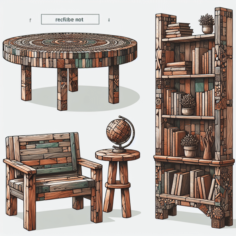 Eco-friendly recycled wood furniture ideas